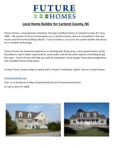 Carteret County  New Construction